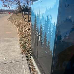 Utility Wrap - Blue Bison (NW Corner of Dransfeldt and Mainstreet) 