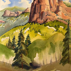 Cliffs at Redston by Andrew Ferdig