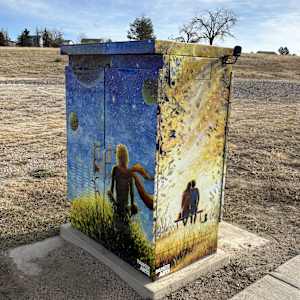 Cabinet Wrap - Imagination (Pine Curve) 