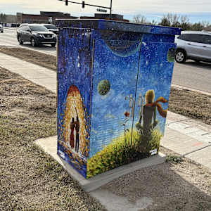 Cabinet Wrap - Imagination (Pine Curve) 