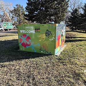 Utility Wrap - Welcome to Downtown Parker (Mainstreet & Parker Rd.) 