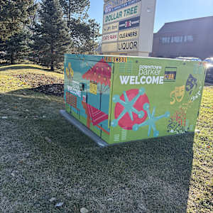 Utility Wrap - Welcome to Downtown Parker (Mainstreet & Parker Rd.) 