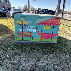 Utility Wrap - Welcome to Downtown Parker (Mainstreet & Parker Rd.) 