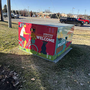 Utility Wrap - Welcome to Downtown Parker (Mainstreet & Parker Rd.) 