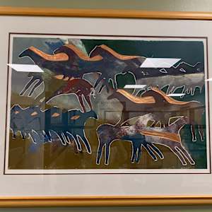 Native American Style horses by Jack Eggram