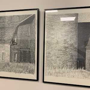 Value Study for Daniel's Barn by Susan Nelson