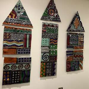 Ceramic Houses by Mike Ricks