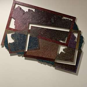 Masonite Wall Sculpture by Scott Graves