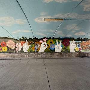 Love Other Mural (Paint Parker Murals) by Lutheran High School Art Students 