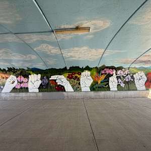Love Other Mural (Paint Parker Murals) by Lutheran High School Art Students 