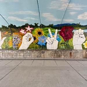 Love Other Mural (Paint Parker Murals) by Lutheran High School Art Students 