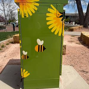 Utility Wrap - Green Daisies (O'Brien Park) 