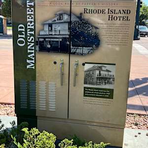 Utility Wrap - Then and Now History Wrap (NW Corner of Pikes Peak Dr. and Mainstreet) 