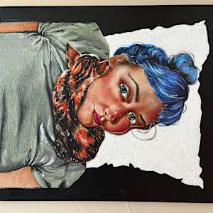 Cat Nap (PAG Exhbit: Best of PAG, 2024) by Stevie Lanini