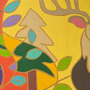 Lemon Gulch Trail Mural (Paint Parker Murals) by LDS Women's Conference  Image: Spanning an impressive 233 feet, this mural was designed by artist Janae Coy (pictured left of Cultural Director Carrie Glassburn), who incorporated themes of nature to represent the visual expression of neighborly love. After Coy outlined the design and color coded them by number, the mural came to life with the help of more than 175 women and girls from 13 congregations from The Church of Jesus Christ of Latter-Day Saints.