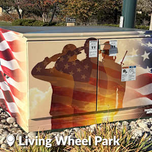 Utility Wrap - Patriotic (Living Wheel Park) 