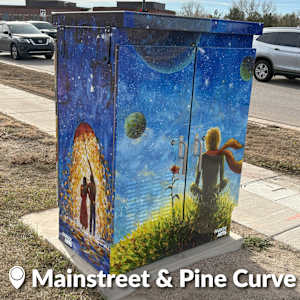 Cabinet Wrap - Imagination (Pine Curve) 