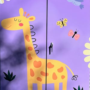 Utility Wrap - Animal Fun - Purple (O'Brien Park) 