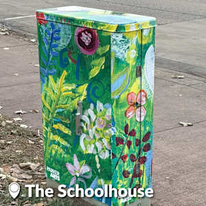 Utility Cabinet - Flowers (The Schoolhouse) 