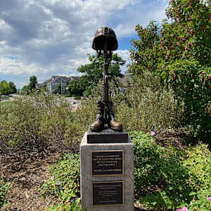Battlefield Cross (Permanent Public Art) by Richard Young