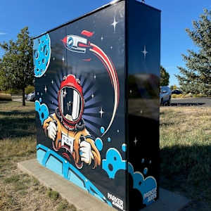 Utility Wrap - Astronaut (Railbender Park Playground), Image 2.