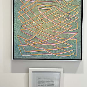 Arising by Duane Bousfield  Image: As framed and displayed at Upsilon Gallery
