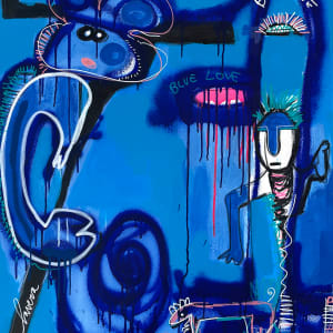 Monkey Blue by Fernanda Lavera