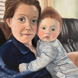 Mother and Child Portrait by Joanne Stowell Artwork