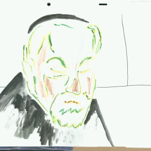 010-intro_010Head_(Portrait of Arnold Jacob Wolf) by Sarah Jane Lapp 