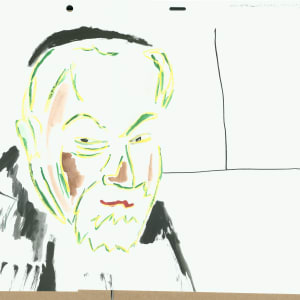 010-intro_010Head_(Portrait of Arnold Jacob Wolf) by Sarah Jane Lapp 