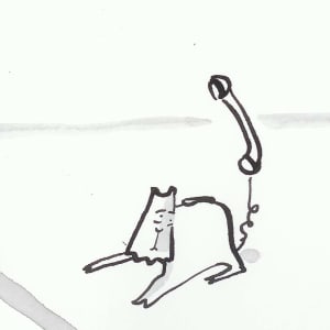 077dog-001phone (Phone metamorphosis into dog) by Sarah Jane Lapp 