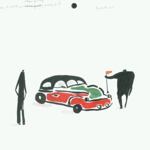 080-fune-140flag Hearse with flag placement by Sarah Jane Lapp 
