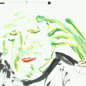 100-grat_140sc Sad face with hand by Sarah Jane Lapp 