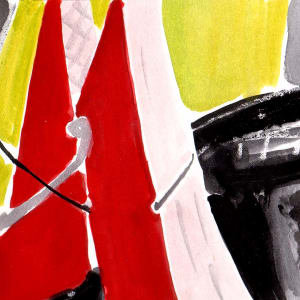 010home_030soxa (hanging black socks wtih clothespin) by Sarah Jane Lapp 