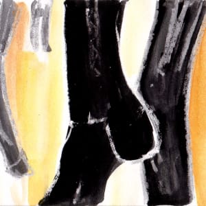 010home_035sock (hanging black socks) by Sarah Jane Lapp 