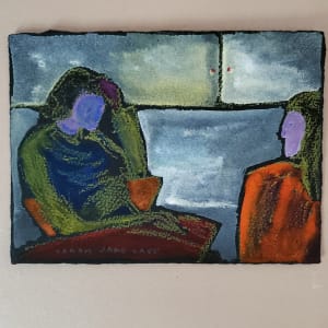 Untitled (Two People at Table) by Sarah Jane Lapp 