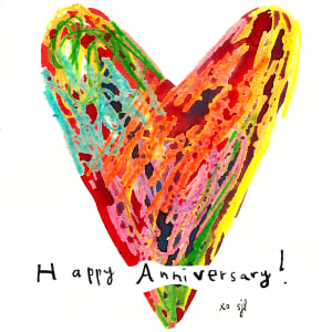 Happy Heart Anniversary by Sarah Jane Lapp