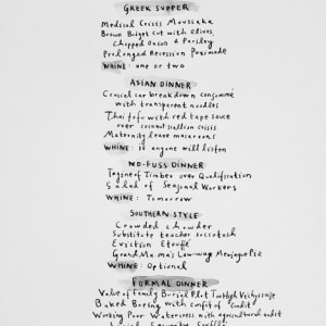Menus For Holidays Big And Small by Sarah Jane Lapp 