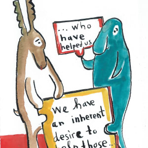 Saola and Dugong discuss reciprocity by Sarah Jane Lapp
