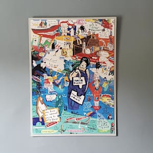 Save Us From Ourselves by Sarah Jane Lapp  Image: Mounted puzzle at Waterfire Arts Center