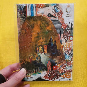 D is for Divine by Sarah Jane Lapp  Image: 24piece mini-puzzle 2023
