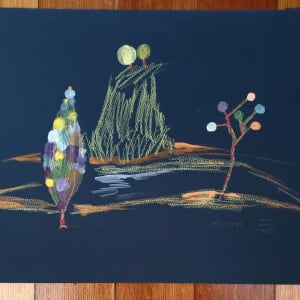 Moonscape by Sarah Jane Lapp  Image: Deckled edge visible here