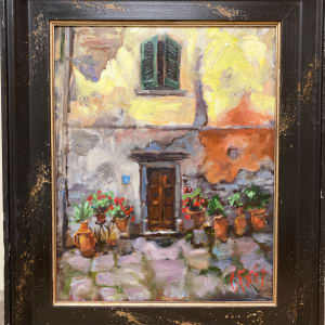 Tuscan Door by Carole Foret