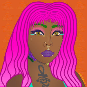 QUEER FACES OF EUGENE by Kiki Boniki  Image: Kim! - The Owner of Kissed by Ra, Spectrum's Biggest Supporter!