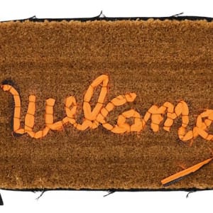 WELCOME MAT (BROWN) by Banksy