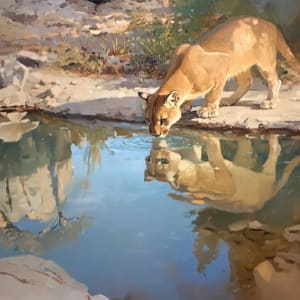 Thirsty Cougar by Michelle Philip