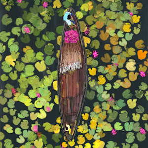 ART002 Navigating across Waterlilies by Bella Moraes ArtWork