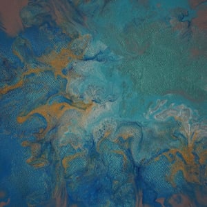 Blue Lagoon by Wendy Dispennette  Image: Detail shot
