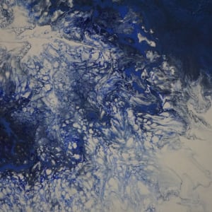 Blue Marble by Wendy Dispennette  Image: Detail shot, right side.
