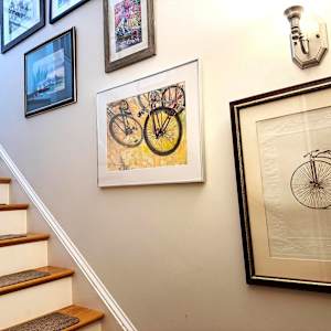 Sidewalk Bike Vibe by Karen S. Fitzgerald 